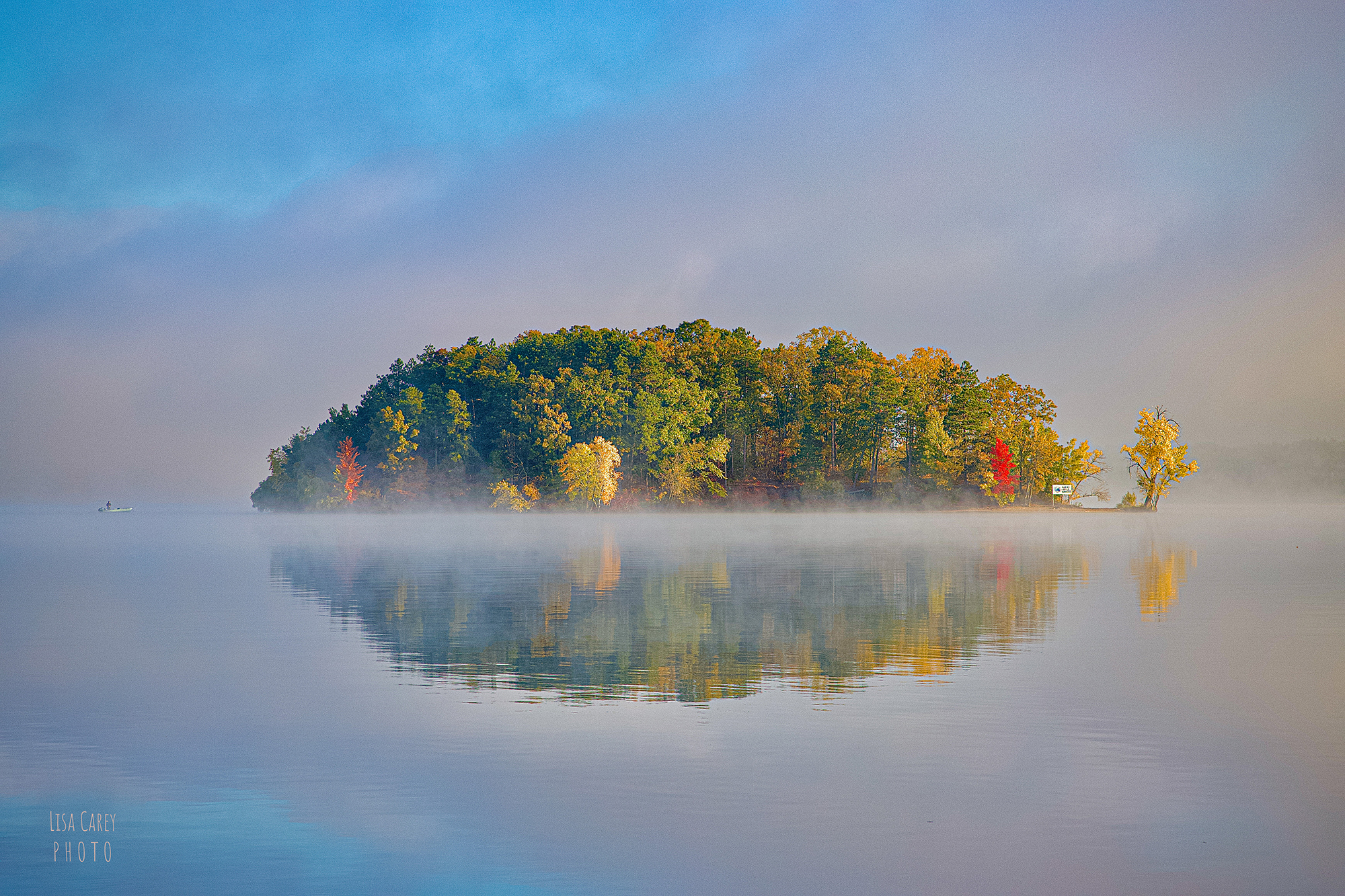 Lake Wissota Island in the Fall Photo Favorite